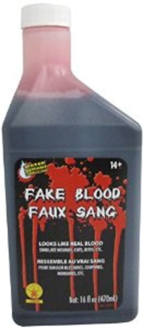 fake non clothing staining blood|make your own blood without staining.